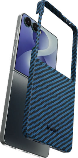 Nekit Handyhülle Kunststoff / Aramidfaser 1mm Blau (Galaxy Z Flip8)