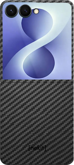Nekit Handyhülle Kunststoff / Aramidfaser 1mm Schwarz Galaxy Z Flip8