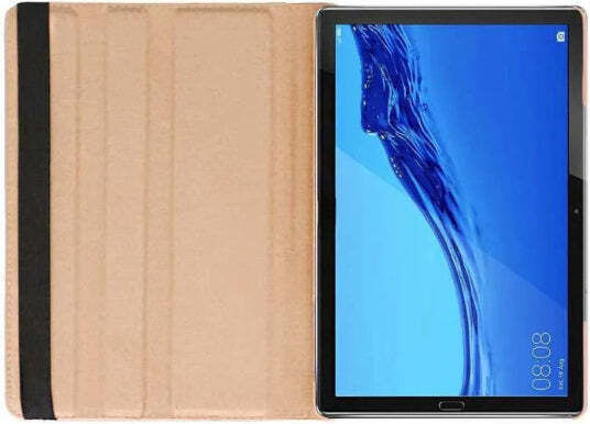 Flip Cover Περιστρεφόμενη Ανθεκτική Χρυσή (Huawei Mediapad T5 10)