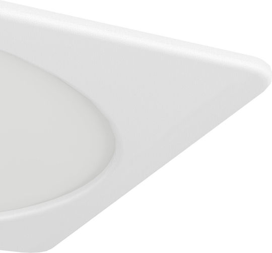 Eglo Fueva Χωνευτό LED Panel με Θερμό Λευκό Φως 2700K