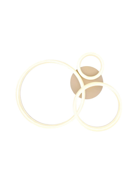 Globo Lighting Таванно Осветително Тяло Бежово с Интегриран LED