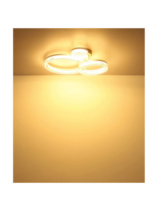 Globo Lighting Таванно Осветително Тяло Бежово с Интегриран LED