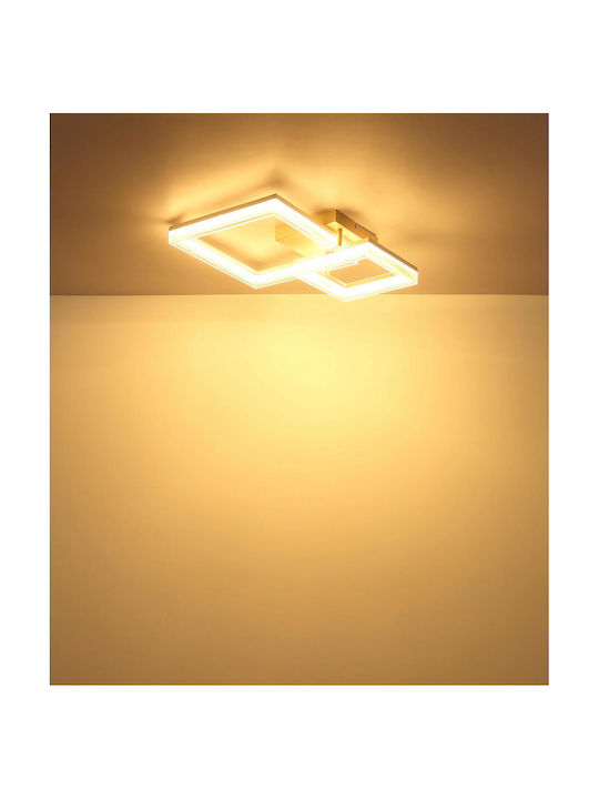Globo Lighting Luminiță De Tavan Montată Bej Cu LED Integrat