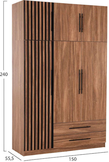 Freebox Schlafzimmermöbel-Set mit Matratze 160x200cm 6 Stück