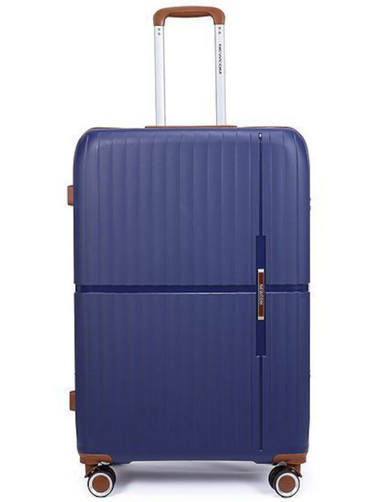Newcom Medium Hard Blue Suitcase