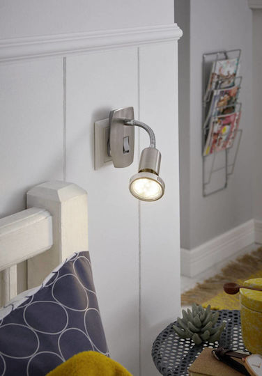 Eglo Mini LED Warm White Spot in Silver Colour