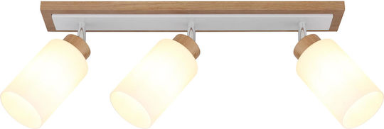 Globo Lighting Dreifaches Decken- und Wandleuchte in Braune Farbe