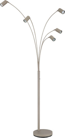 Globo Lighting Robby Φωτιστικό Δαπέδου Υ204εκ. Μπεζ