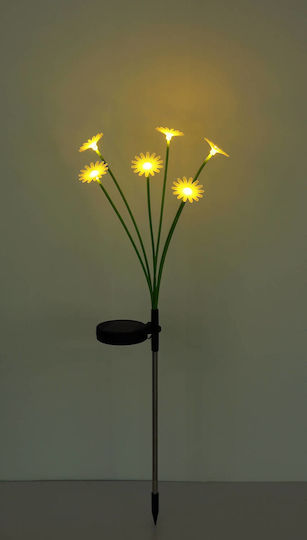Globo Lighting Ηλιακό Φωτιστικό Λουλούδι με Θερμό Λευκό Φως
