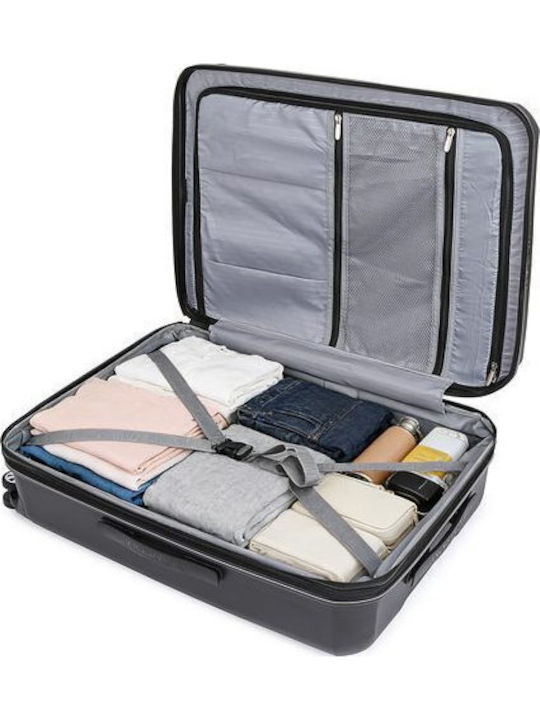 Newcom Suitcases Hard Black Maximum Height 61cm