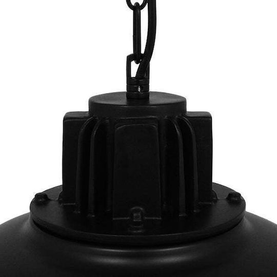 GloboStar Harrow Pendant Light Black Grid with Socket E27 33x33x32cm