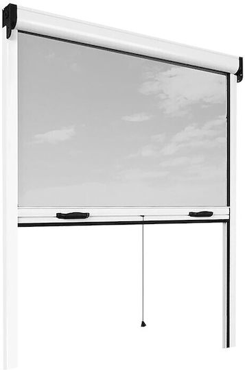 Rollsmarket Moskitonetz Fenster Vertikale Bewegung aus Aluminium mit Rahmen 150x150cm Rollsmarket Moskitonetz Fenster Vertikale Bewegung aus Aluminium mit Rahmen 150x150cm