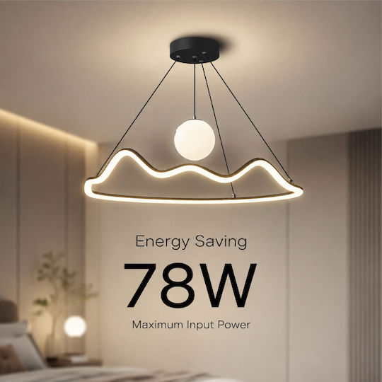 Lightplanet Lustră LED cu Alb Rece Lumină