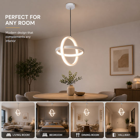 Lightplanet Lustră LED cu Alb Natural Lumină