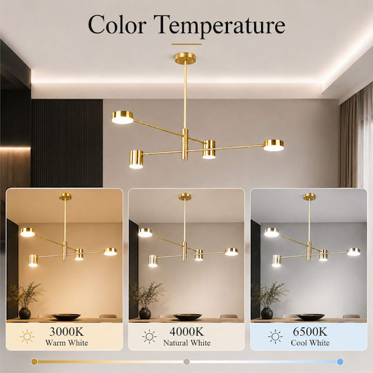 Lightplanet Κρεμαστό Φωτιστικό LED με Φυσικό Λευκό Φως