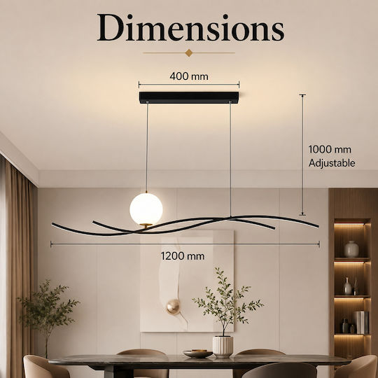 Lightplanet Lustră LED cu Alb Natural Lumină
