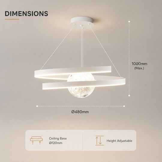 Lightplanet Висящо Осветително Тяло Черен LED