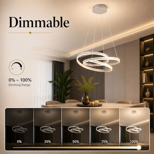 Lightplanet Lumini Suspendate LED Cu Lumină Alb Natural
