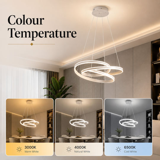 Lightplanet Lumini Suspendate LED Cu Lumină Alb Natural