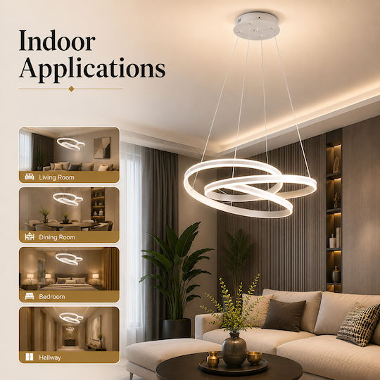 Lightplanet Lumini Suspendate LED Cu Lumină Alb Natural