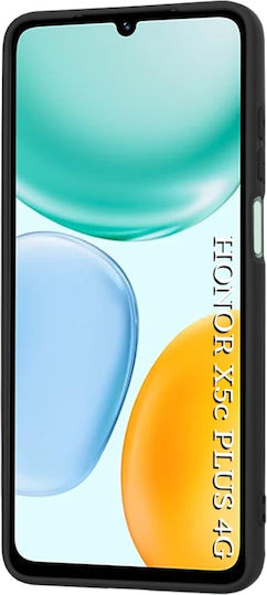 Back Cover Σιλικόνης Μαύρο (Honor X5C Plus)