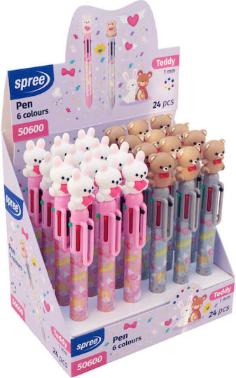 Spree Στυλό Ballpoint (Διάφορα Σχέδια/Χρώματα)