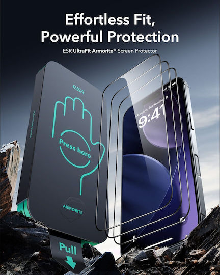 ESR Full Glue Screen Protector 2 Bucăți (iPhone 17 Pro Max / iPhone 16 Pro Max)