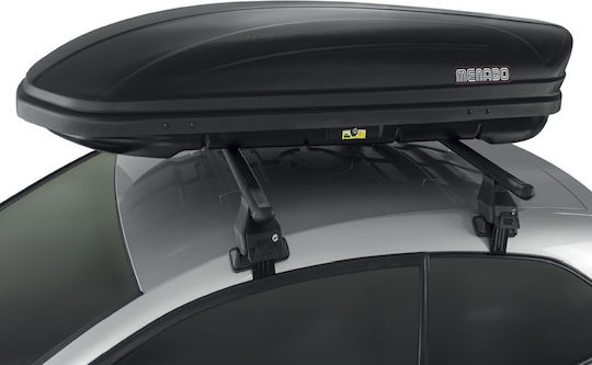 Menabo Marathon Dachbox Für Autos 320lt Schwarze Matt Mit Geprägter Farbtextur
