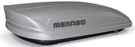 Menabo Mania Cutie Portbagaj De Plafon Auto 460lt Argint Lucioasă