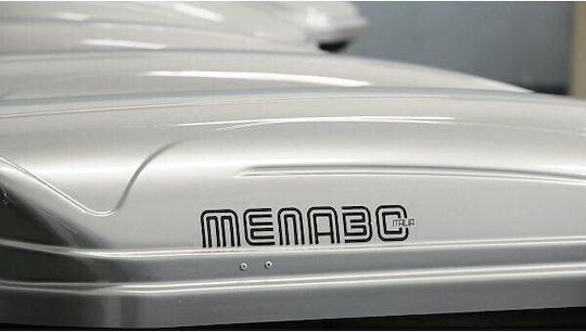 Menabo Mania Cutie Portbagaj De Plafon Auto 460lt Argint Lucioasă