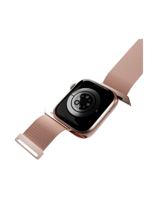 Puro Milanese Каишка Неръждаема стомана Розово злато (Apple Watch 38/40/41 мм (Apple))