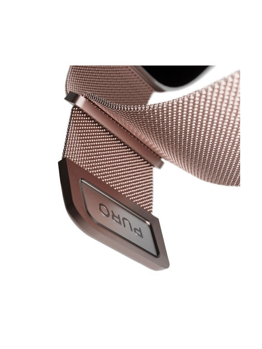 Puro Milanese Каишка Неръждаема стомана Розово злато (Apple Watch 38/40/41 мм (Apple))