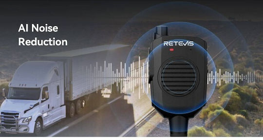 Retevis C9272B Ακουστικό Ασύρματου Πομποδέκτη Συμβατό με GP328Plus Radios