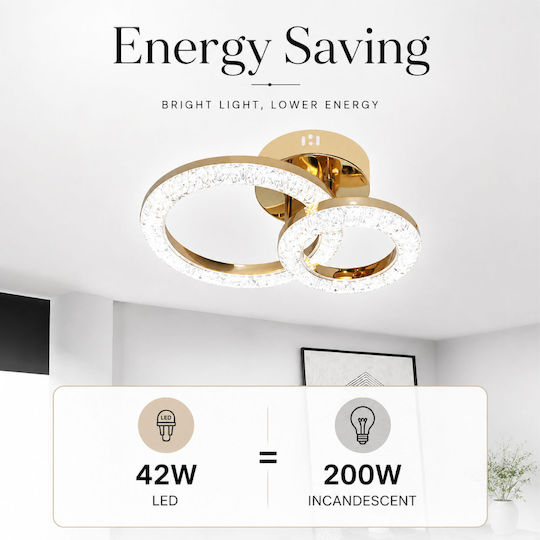 Lightplanet Plafonieră de Tavan cu LED Integrat și Telecomandă