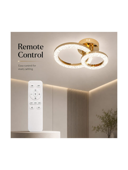 Lightplanet Plafonieră de Tavan cu LED Integrat și Telecomandă