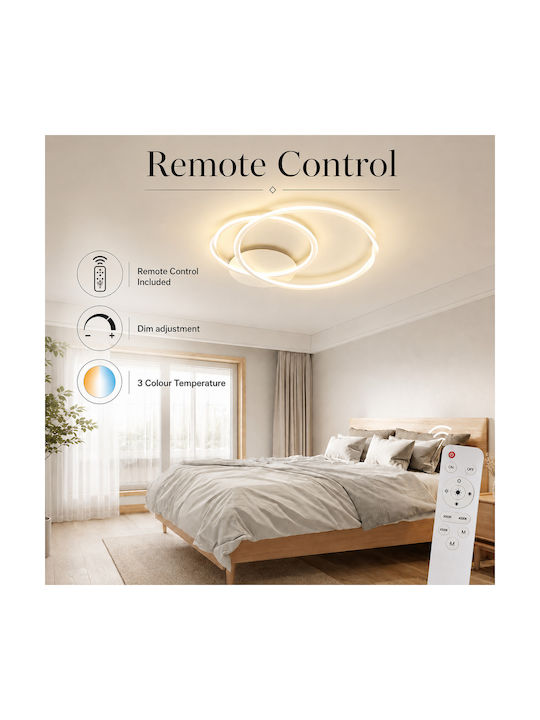 Lightplanet Plafonieră de Tavan cu LED Integrat și Telecomandă