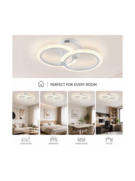Lightplanet Plafonieră de Tavan cu LED Integrat și Telecomandă