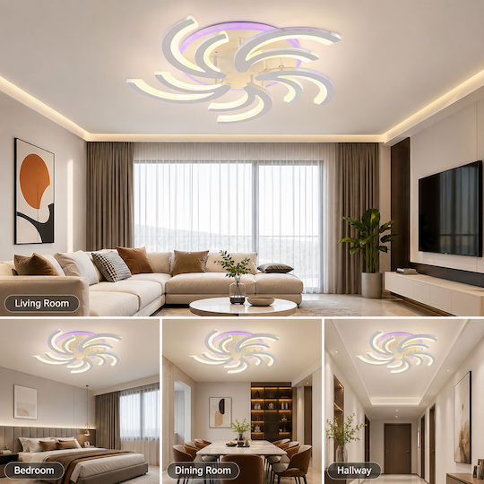 Lightplanet Smart Deckenleuchte mit Integrierter LED und Fernbedienung