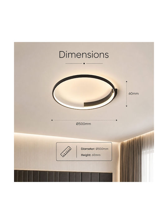 Lightplanet Таванна лампа 50 см LED с дистанционно управление Lightplanet Таванна лампа 50 см LED с дистанционно управление