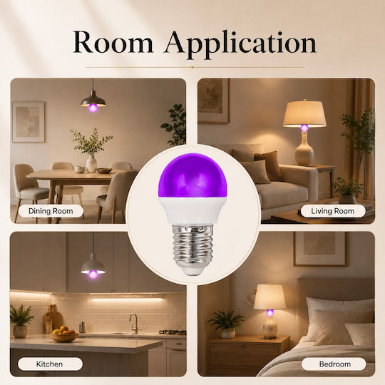 Lightplanet Bec LED 2W Pentru Bază De Bec E27
