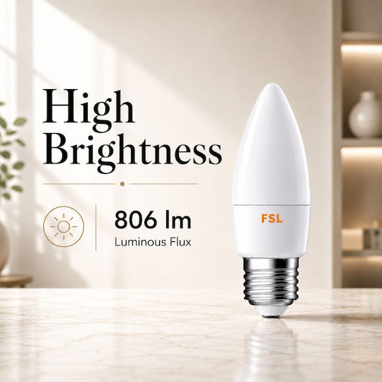 Lightplanet Bec LED 7W Pentru Bază De Bec E27 Alb Rece