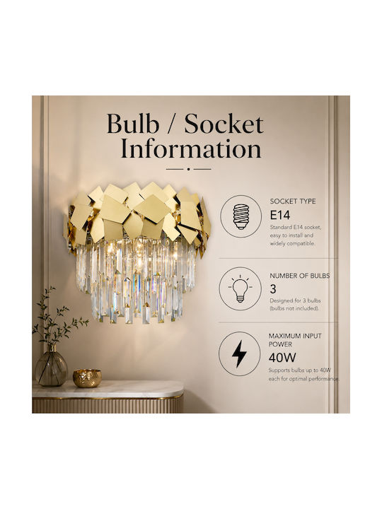 Lightplanet Kronleuchter Gold