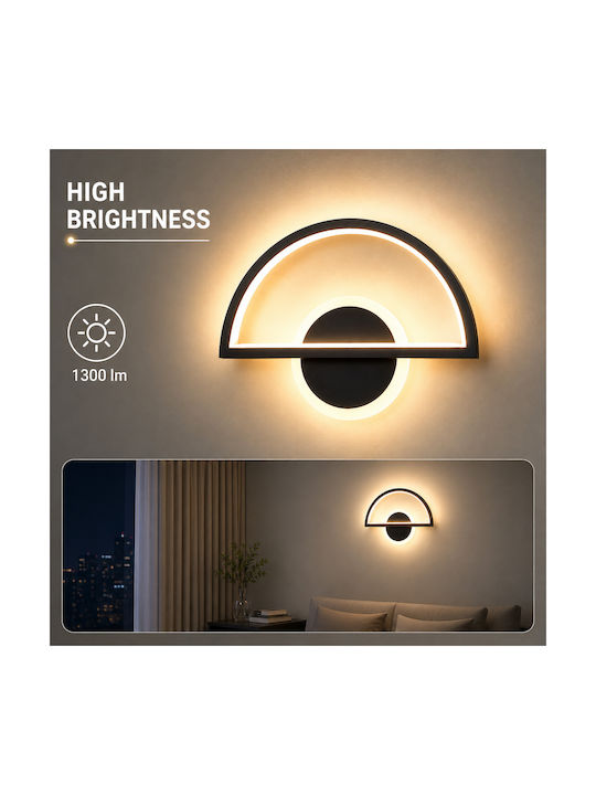 Lightplanet Lumină de Perete cu LED Integrat Negru