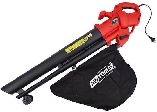 AWTools Φυσητήρας / Απορροφητήρας Χειρός Ηλεκτρικός 3200W με Μέγιστη Ταχύτητα Αέρα 250km/h