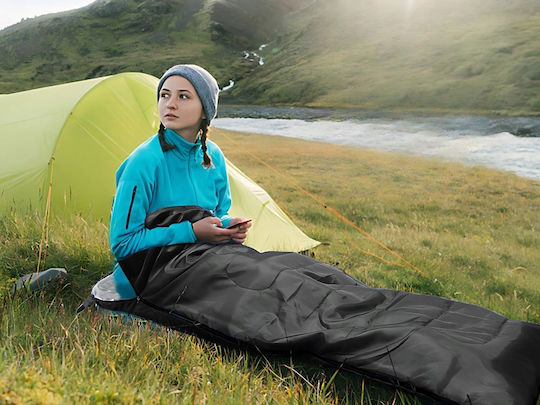 Sleeping Bag Μονό Black