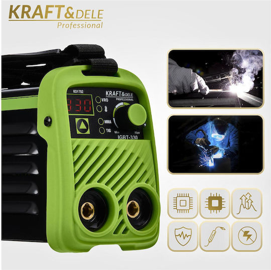 Mașină de sudură inverter MMA TIG Lift 330A Kraft&Dele 230V KD1782