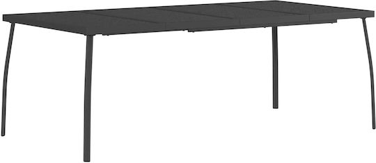 Set Sala De Mese Pentru Exterior 7 Piese Antracit