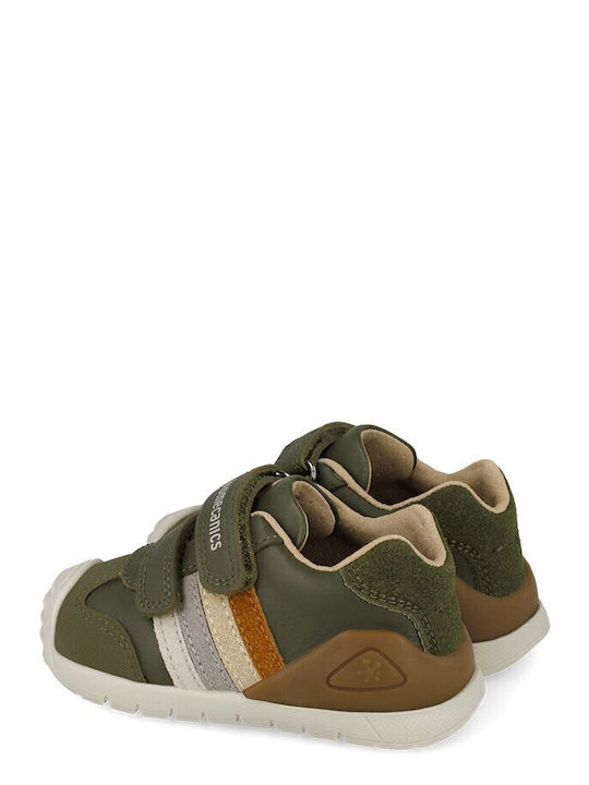 Kids Sneakers High Anatomic with Hoop & Loop Closure Khaki