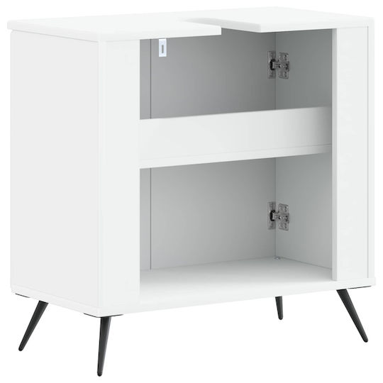 vidaXL Vanity Unit Without Sink W59.5xD31.5xH59cm White