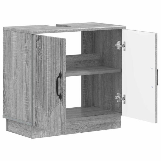 vidaXL vidaXL Bathroom Vanity Unit Without Sink W59.5xD31.5xH56cm Grey Sonoma